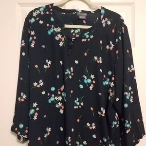 Navy blouse